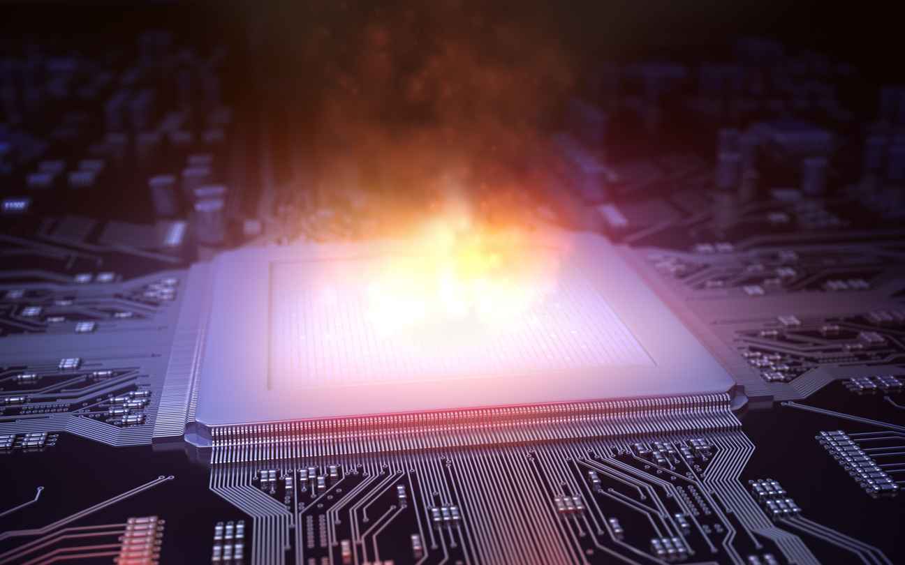 Fire on a microchip